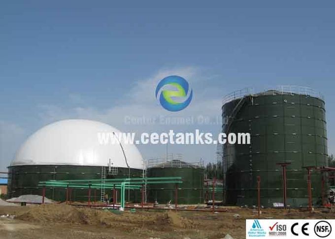 Tanque de almacenamiento de biogás de 100000 / 100K galones, Digestión anaeróbica a baja temperatura 0