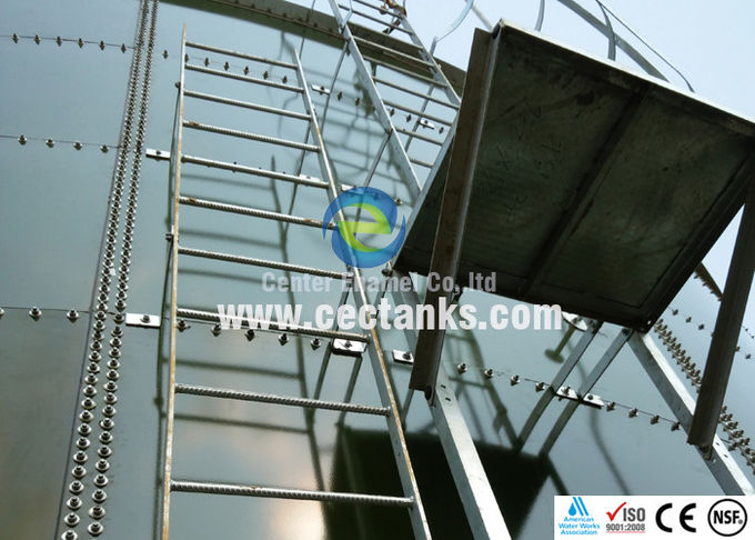 Tanques de almacenamiento de aguas residuales de acero fundido de vidrio para plantas de tratamiento de aguas residuales 0