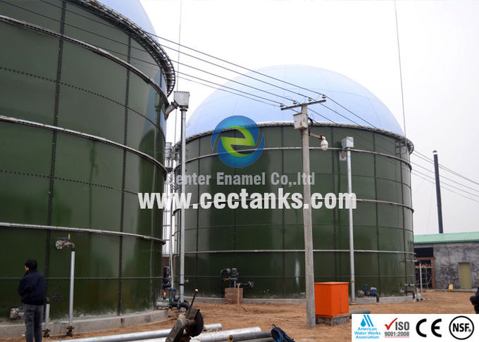 Los tanques de almacenamiento de aguas residuales revestidos de vidrio son resistentes con material anticorrosivo 1