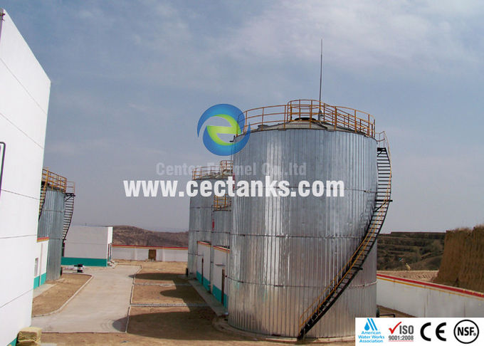 Silos de almacenamiento de grano de acero de doble recubrimiento / 100000 / 100k galones de tanque GFTS 0