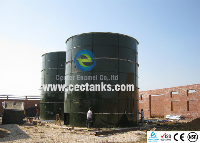 Tanques de almacenamiento de agua de doble recubrimiento con revestimiento de vidrio para la agricultura marina / bioingeniería pesquera 1