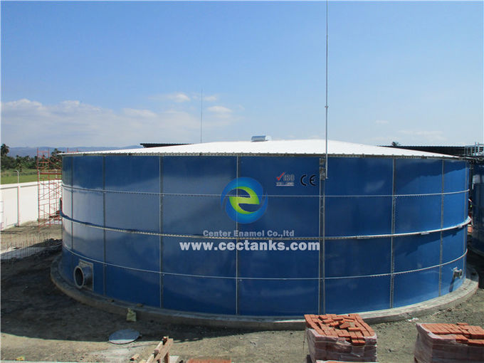 Tanque de digestión anaeróbico de mini biogás, vidrio fundido a acero tanque para gas / líquido impermeable 1