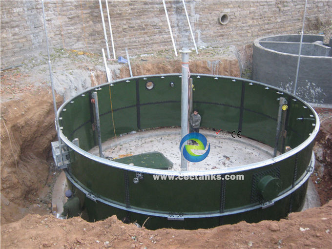 Envase de digestión de biogás anaeróbico para eliminación de aguas residuales ISO 1