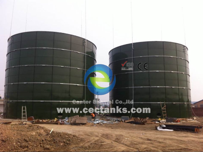 Tanques de almacenamiento de aguas residuales de vidrio fundido a acero de gran capacidad de 50M3 a 18000M3 0