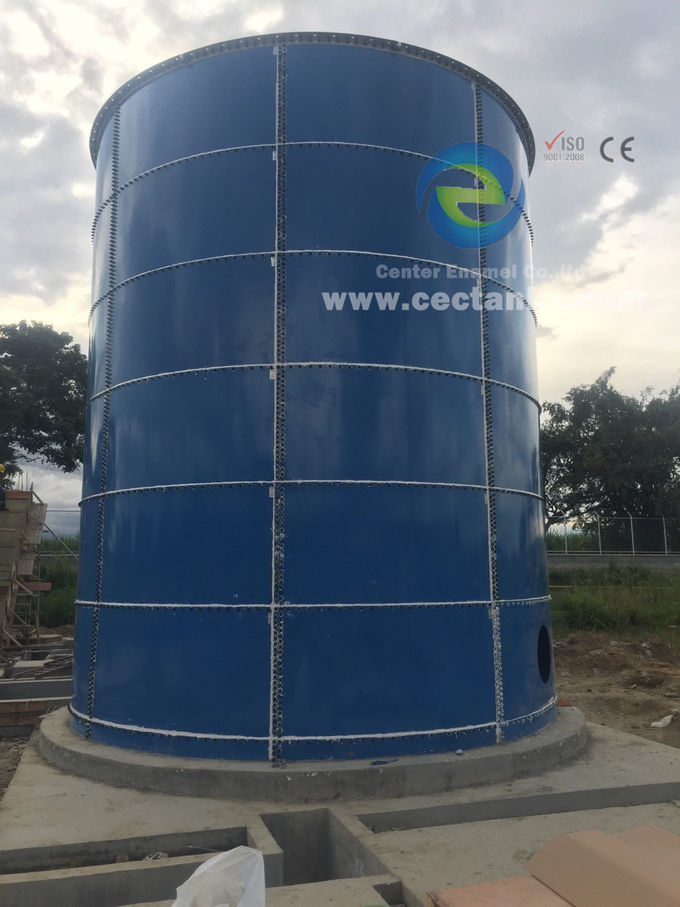 Vidrio fundido a acero Tanques industriales de agua para purificación de agua / tratamiento de agua de mar 0