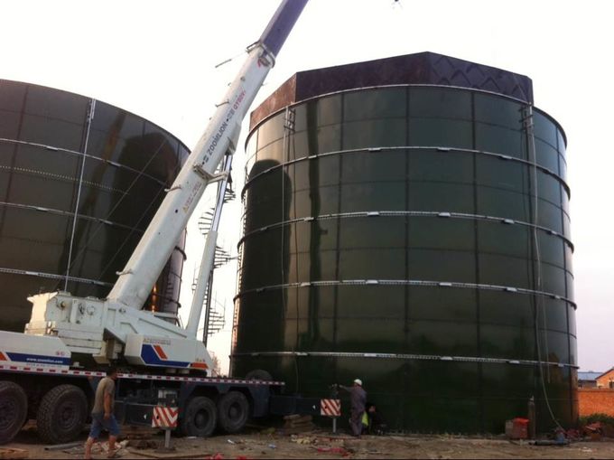Asignación de agua Tratamiento de los tanques de almacenamiento de aguas residuales / tanque de almacenamiento de líquidos de acero atornillado 0