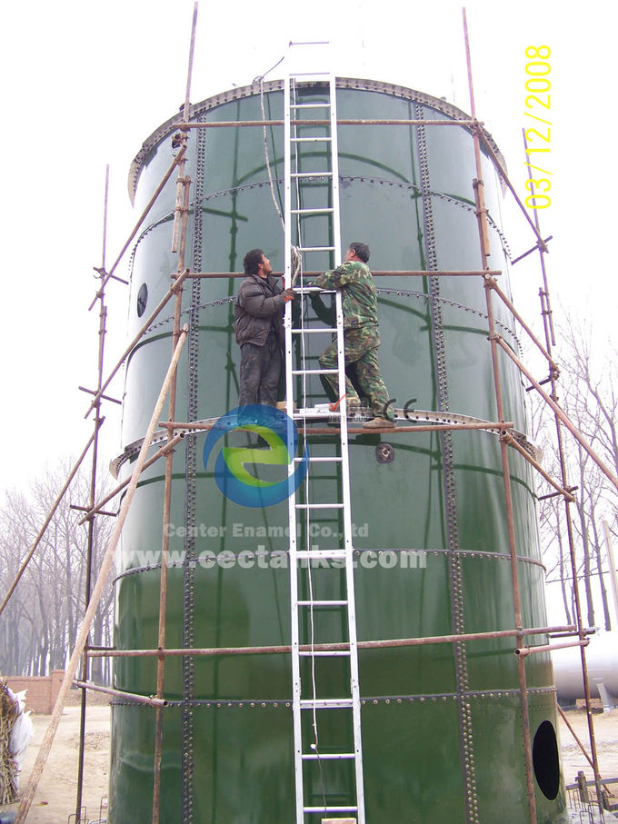 Los tanques de almacenamiento de agua con tornillos de esmalte más grandes y profesionales 1