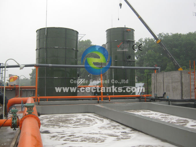 Tanques de almacenamiento de aguas residuales de 50 a 25.000 cbm con fuertes antiácidos y antialcalinos 0