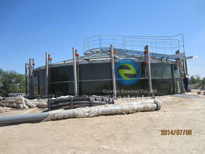 Tanques de almacenamiento de agua con revestimiento de hormigón o vidrio para el tratamiento de aguas comunitarias 1