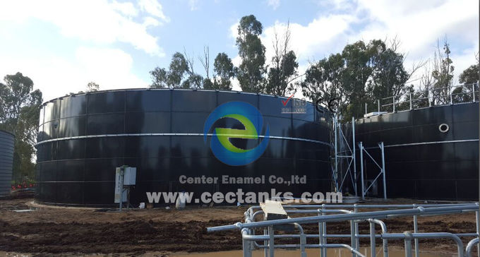 Tanque de almacenamiento de biogás de vidrio fundido a acero con resistencia a la corrosión y bajo costo de mantenimiento 0