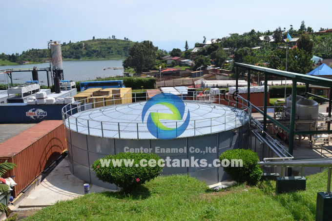 Tanques de almacenamiento de líquidos con membrana en el techo para agua de biogás, aguas residuales, digestión anaeróbica 0