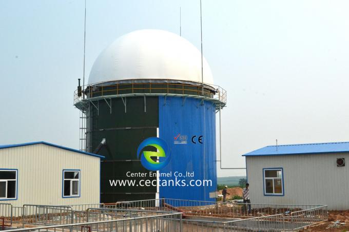 Tanque de almacenamiento de biogás antiadhesión con contenedor de gas de membrana / tanque de tratamiento de aguas residuales 0