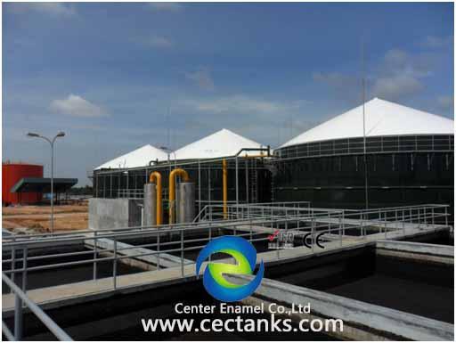 20 m3 Capacidad de tanques de GFS Instalaciones de tratamiento de aguas residuales WWTP para proyectos industriales y municipales 1