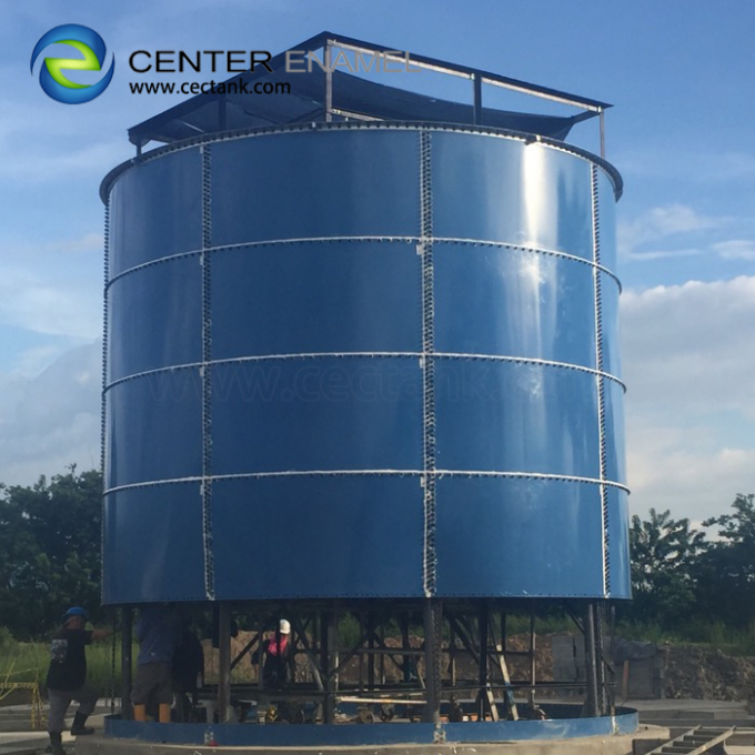 Glass-Fused-to-Steel Bolted Anaerobic Digestion (AD) Tanks For Sale