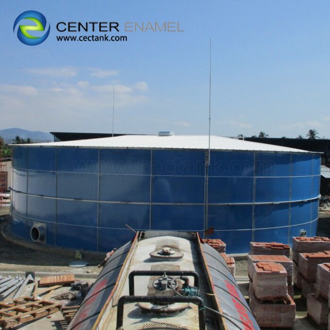 Porcelain enamel Leachate Storage Tanks For Municipal Project