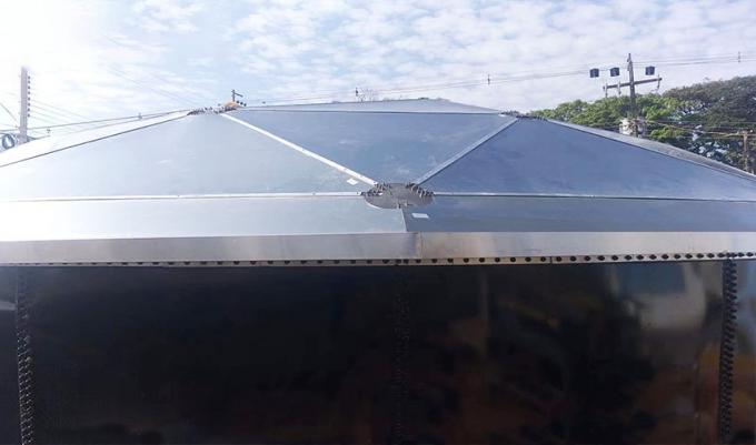 aluminum dome roof for drinking water project
