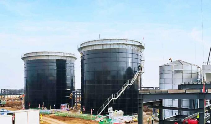 storage tanks for Food Wastewater Treatment Project