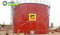 Capa doble de acero empernada de los tanques de almacenamiento del líquido del producto alimenticio 0.40m m