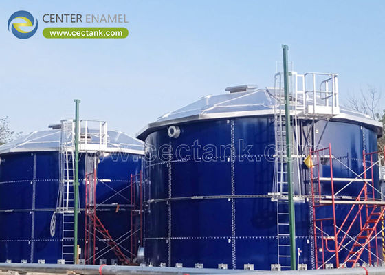 Construcción rápida y económica de techos de cúpula de aluminio para plantas de aguas residuales