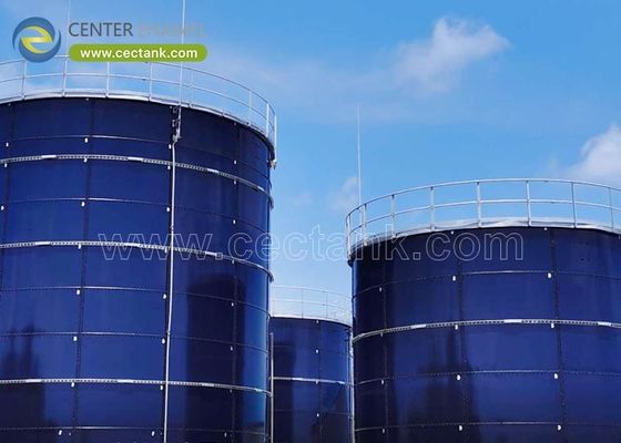 Tiempo de construcción corto Tanque de acero atornillado como tanques de digestores agrícolas