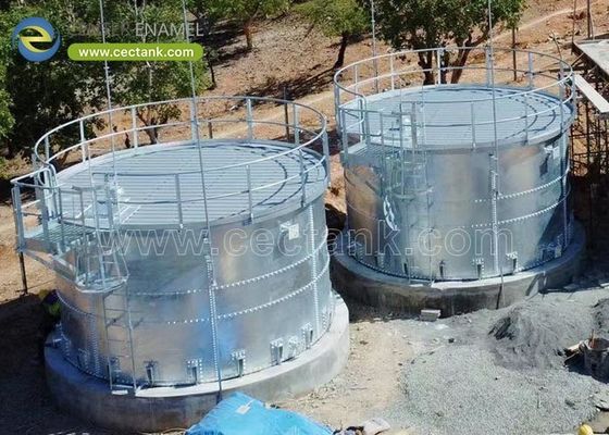 La superioridad de los tanques de agua de acero galvanizado con esmalte central