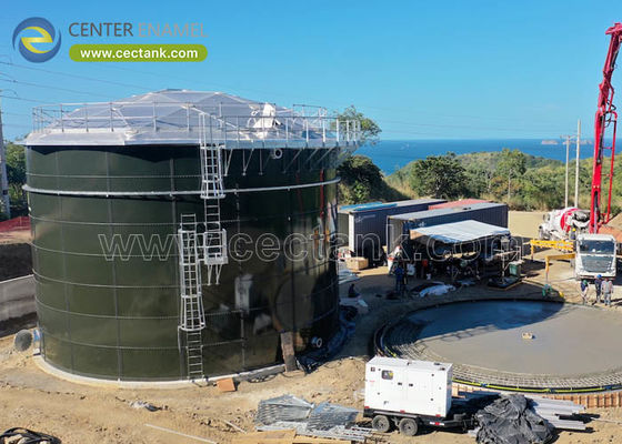 Salvaguardar la calidad del agua potable con techos de cúpula de aluminio de esmalte