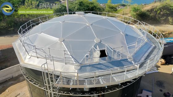 Techos geodésicos de aluminio duraderos para tanques de almacenamiento de agua potable