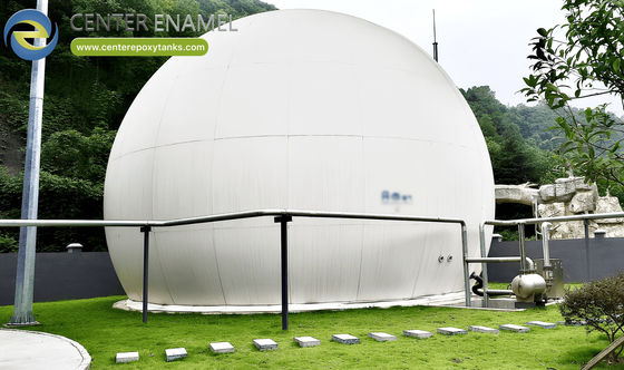 Contenedor de biogás de doble membrana respetuoso con el medio ambiente para un tratamiento eficiente de las aguas residuales en las explotaciones ganaderas