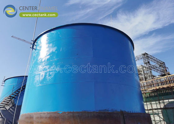 Tanque de almacenamiento de aceite de esmalte central con cimiento de hormigón