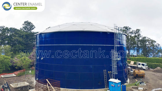 50,000 m3 Tanque de acero esmaltado para almacenamiento de lixiviación con alta resistencia a la corrosión