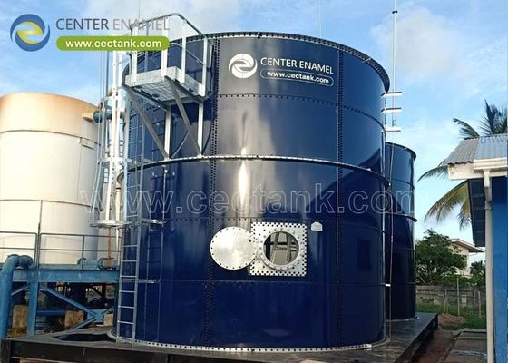 Tanques de almacenamiento de lodo de acero con revestimiento de vidrio y cerrados con tiempo de construcción rápido: la solución confiable para el tratamiento de aguas residuales