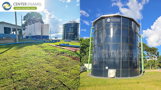 Un tanque de agua de fuego con un recubrimiento de esmalte convenientemente instalado: la solución perfecta para la protección contra incendios