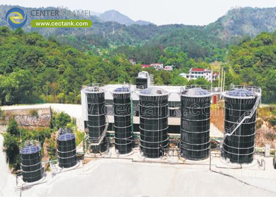 200Tanques de almacenamiento de lixiviación de acero atornillado de 1000 galones confirmados con las normas AWWA: la solución ideal para la gestión de lixiviación de vertederos