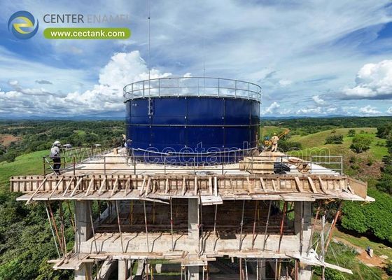 Tanques de almacenamiento de agua potable de acero revestidos de vidrio con techo de acero fundido con vidrio: la solución de primera para el almacenamiento seguro y duradero de agua