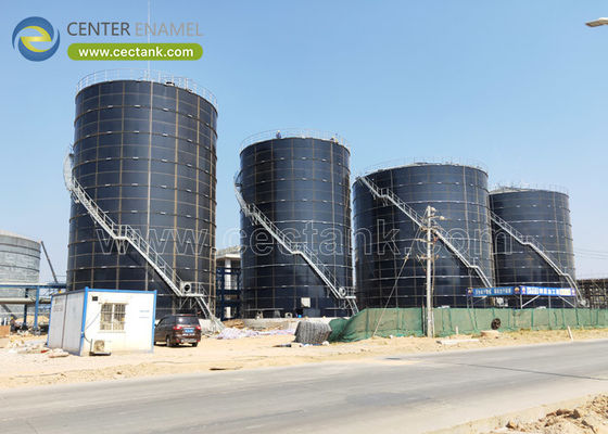 Tanque de acero atornillado como reactor EGSB para proyecto de producción de biogás