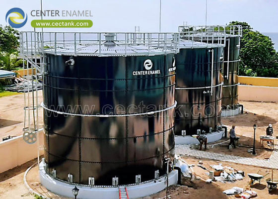 Tanques de almacenamiento de lixiviación para vertederos y lugares de recogida de residuos de acero atornillado