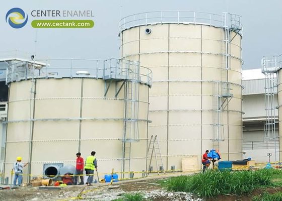 Tanques de almacenamiento de agua blanda de acero recubierto de epoxi diseñados a medida