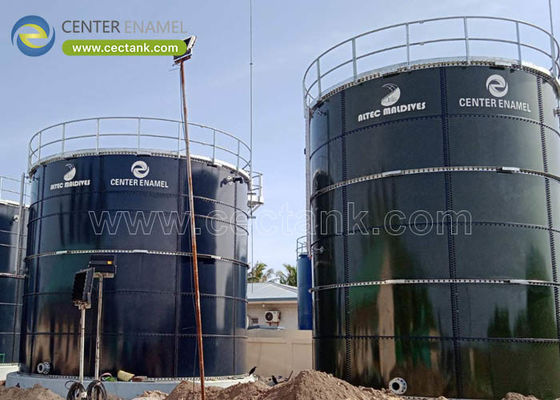 Soluciones personalizadas de tanques de agua de riego para almacenamiento de agua agrícola con esmalte central