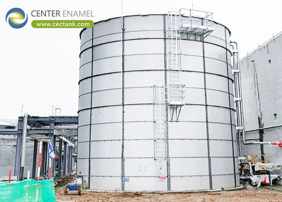 Tanques grandes de acero inoxidable de esmalte central diseñados para una calidad y durabilidad sin concesiones