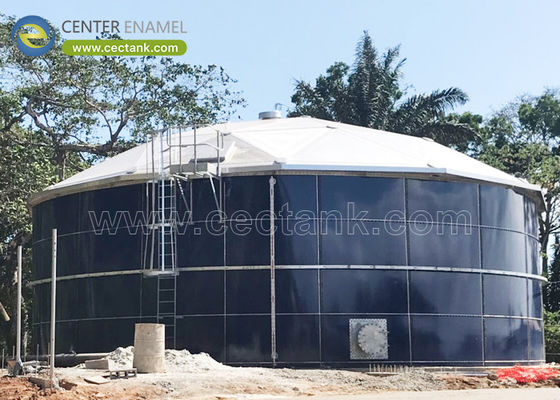 Center Enamel puede proporcionar techos de cúpula de aluminio para los tanques de almacenamiento de petróleo crudo de Camboya