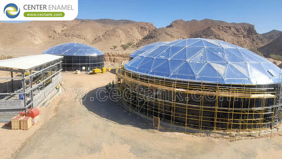Techos de cúpula de aluminio autoportantes diseñados a medida para tanques de almacenamiento de petróleo crudo de Côte d'Ivoire