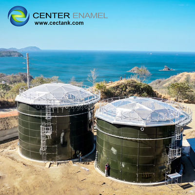 Center Enamel puede proporcionar techos de cúpula de aluminio para los tanques de almacenamiento de petróleo crudo de Sao Tome y Príncipe
