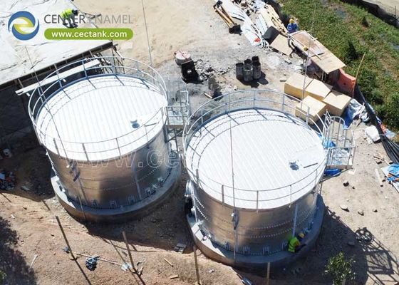 Tanques de acero galvanizado Tanque de recogida de aguas pluviales Gestión sostenible del agua