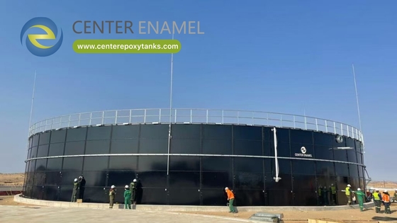 Tanques atornillados de acero con revestimiento epoxi para almacenamiento de lodos: Almacenamiento temporal durante el tratamiento