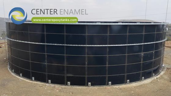 Tanques atornillados de acero con revestimiento epoxi para aguas residuales agrícolas: Contiene efluentes agrícolas