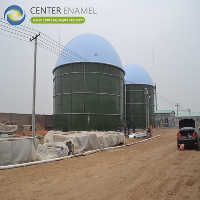 Techos de doble membrana para mini digestores de biogás: proporciona un contenedor de gas compacto y sellado.