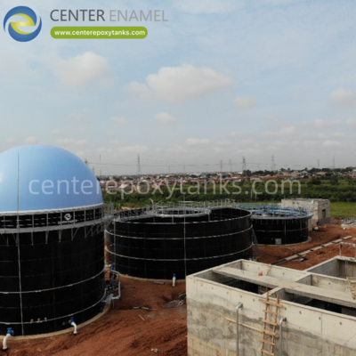 Techos de doble membrana para digestores secos: maneja el gas de la digestión de sólidos.