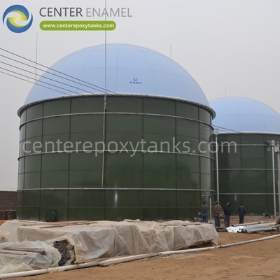 Techos de doble membrana para contenedores de fermentación: Sellar el tanque y retener el biogás.