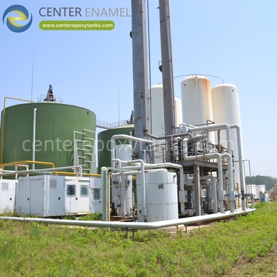 Techos de doble membrana para tanques de fermentación de biogás: Recolectan y almacenan gas de fermentación.