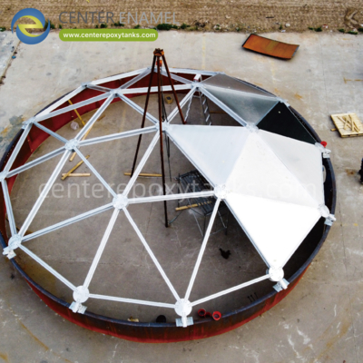 Techos de cúpula de aluminio para tanques de agua contra incendios: Protegen el tanque y mantienen la integridad del agua